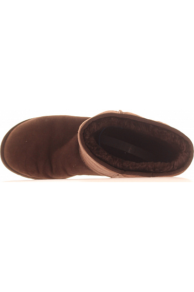 UGG Kožené vysoké kozačky zimní zateplené hnědé Velikost 41 | UGG | obrázek 2