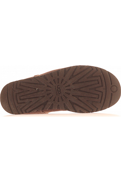 UGG Kožené vysoké kozačky zimní zateplené hnědé Velikost 41 | UGG | obrázek 3