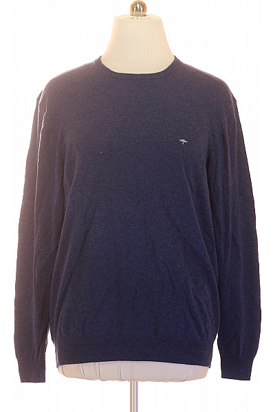 FYNCH-HATTON Pánský Modrý Pletený Pulovr Basic Vel. XXL