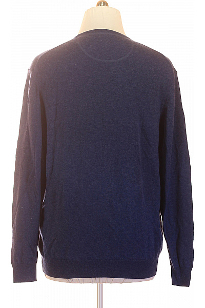FYNCH-HATTON Pánský modrý pletený pulovr basic Vel. XXL | FYNCH-HATTON | obrázek 2
