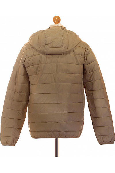 JACK & JONES Béžová prošívaná přechodová bunda s kapucí Vel. S | JACK & JONES | obrázek 2