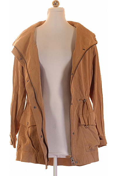 Guess Dámská hnědá parka s kapucí a kapsami Vel. 38 | Guess | obrázek 4