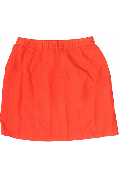 Jake*s Oranžová letní mini sukně s gumou v pase Vel. EU 36 | Jake*s | obrázek 2