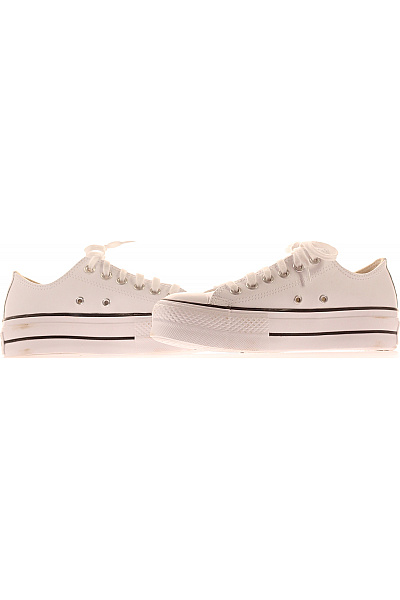 CONVERSE dámské tenisky bílé šněrovací na platformě volnočasové kožené Vel. 36 | CONVERSE | obrázek 5