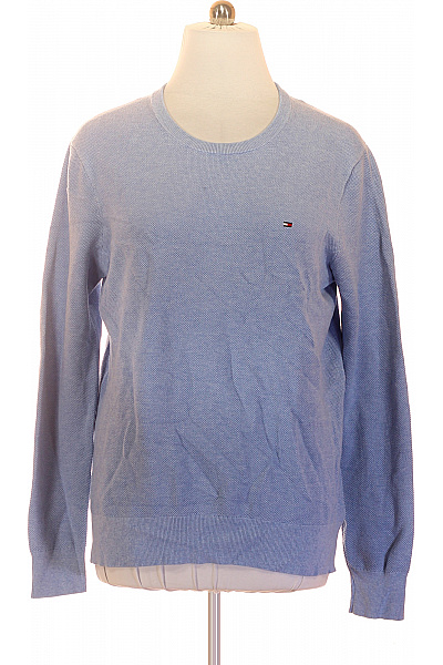 TOMMY HILFIGER Pánský bavlněný pulovr modrý basic Vel. xl | TOMMY HILFIGER | obrázek 2