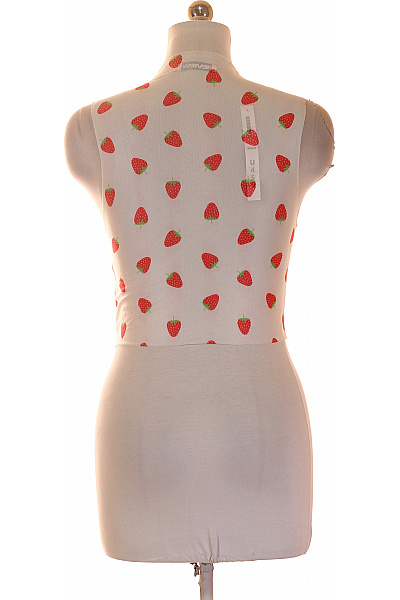 REVIEW Dámské tričko bez rukávů s potiskem jahod crop top | REVIEW | obrázek 4