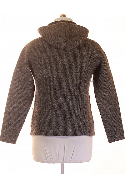 Dámská bunda s kapucí šedá fleecová outdoorová se zipem Vel. EU XL | Unimoda | obrázek 2
