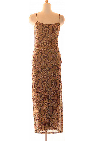 gina tricot Dlouhé šaty na ramínka se zvířecím vzorem Vel. S | gina tricot | obrázek 2
