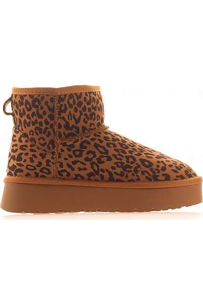 Ashton Aubry. Dámské Kotníkové Válenky S Leopardím Vzorem Vel. 36