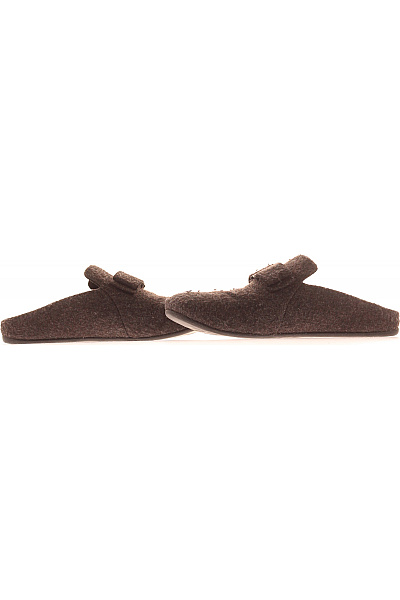 FitFlop Dámské hnědé textilní nazouvací pantofle s mašlí Velikost 39 | FitFlop | obrázek 5