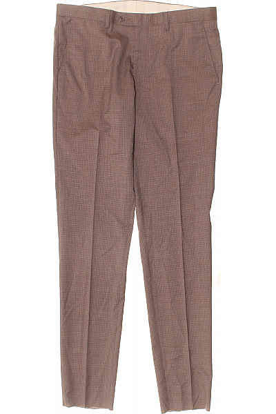 Pánské Elegantní Kostkované Kalhoty Business Casual Vel. L