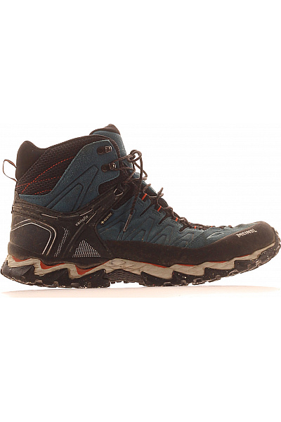 Meindl Modré Kotníkové Trekingové Outdoorové Boty Gore-tex šněrovací Vel. 11