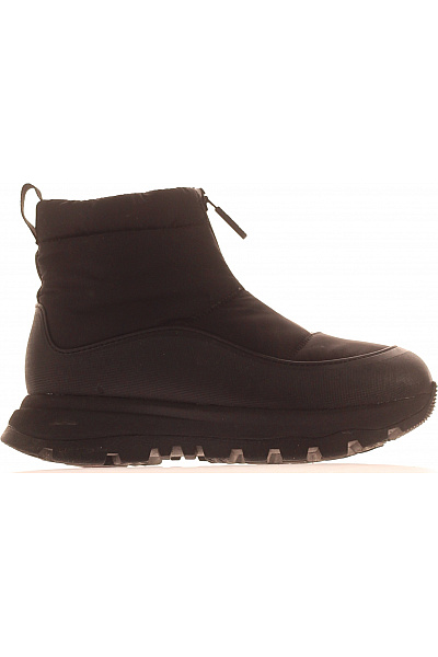 FitFlop Černé Kotníkové Zateplené Boty Na Zip Velikost 38