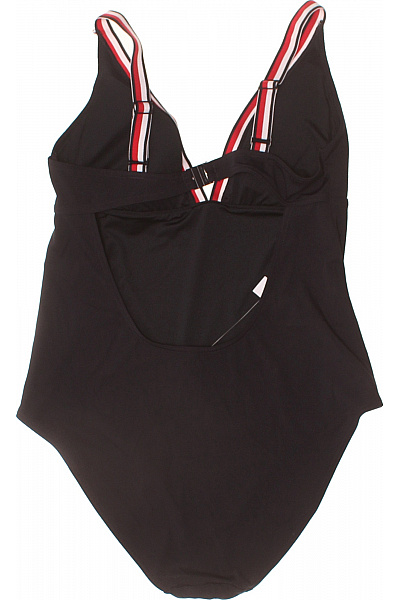 TOMMY HILFIGER Dámské černé jednodílné plavky s pruhy Vel. XL | TOMMY HILFIGER | obrázek 3