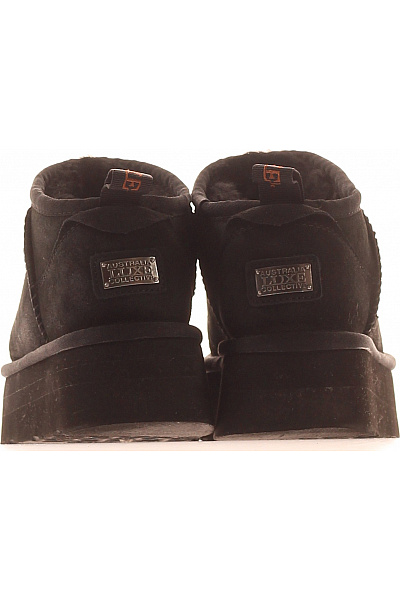 AUSTRALIA LUXE COLLECTIVE Černé kotníkové válenky na vysoké platformě Vel. 36 | AUSTRALIA LUXE COLLECTIVE | obrázek 4