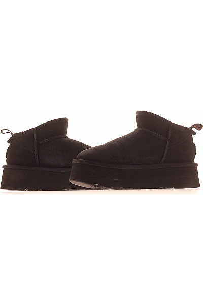AUSTRALIA LUXE COLLECTIVE Černé kotníkové válenky na vysoké platformě Vel. 36 | AUSTRALIA LUXE COLLECTIVE | obrázek 5