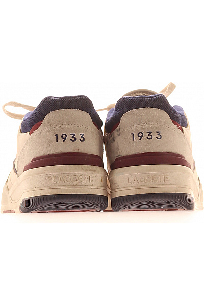 LACOSTE Pánské béžové tenisky semišové sportovní volnočasové Velikost 43 | LACOSTE | obrázek 4