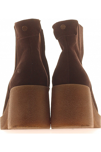 Copenhagen shoes Hnědé semišové kotníkové kozačky na platformě podzimní Velikost 38 | Copenhagen shoes | obrázek 4