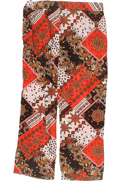 VINTAGE Dámské široké kalhoty s potiskem boho Velikost M | VINTAGE | obrázek 2