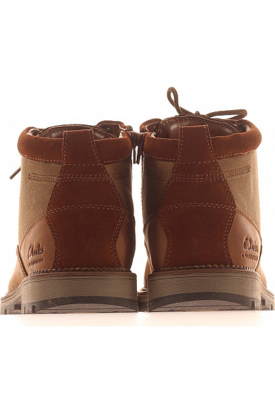 Clarks Hnědé kotníkové outdoorové boty šněrovací nepromokavé Velikost 42 | Clarks | obrázek 4