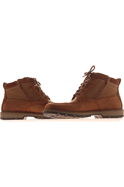 Clarks Hnědé kotníkové outdoorové boty šněrovací nepromokavé Velikost 42 | Clarks | obrázek 5