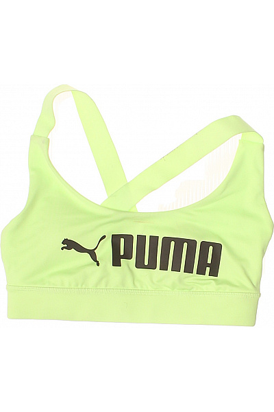 Puma Dámská Sportovní Podprsenka Na Cvičení Hladká žlutá Velikost XS