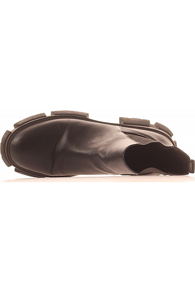 Steve Madden Dámské černé kožené kotníkové chelsea boty na platformě Vel. 39 | Steve Madden | obrázek 2