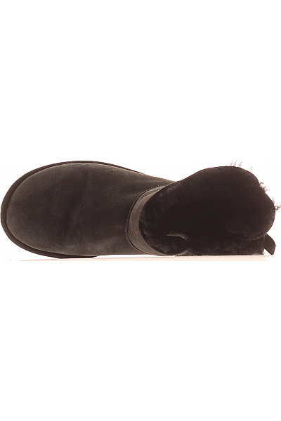 UGG Černé kotníkové válenky s mašlí Vel. 38 | UGG | obrázek 2