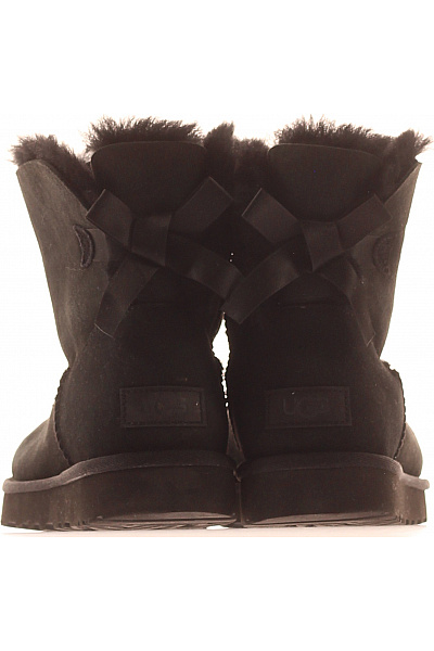 UGG Černé kotníkové válenky s mašlí Vel. 38 | UGG | obrázek 4