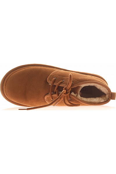 UGG Hnědé kožené kotníkové válenky se šněrováním Vel. 42 | UGG | obrázek 2