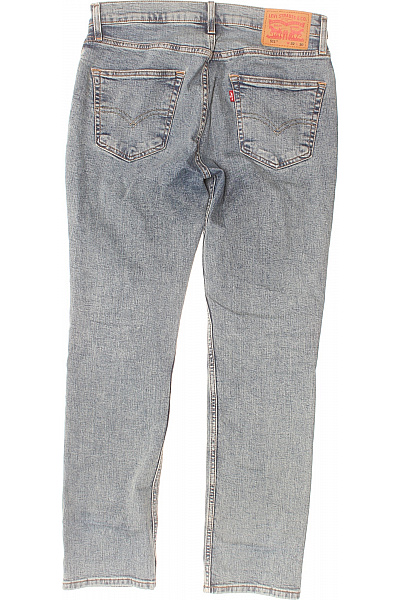 LEVIS Pánské džíny modré strečové rovné seprané Velikost 32/30 | LEVIS | obrázek 2