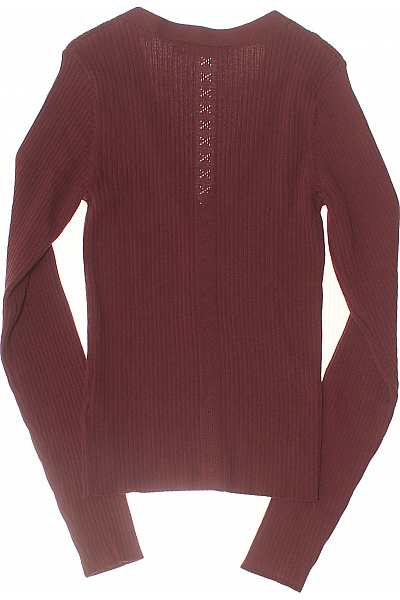 Scotch & Soda Dámská vínová úpletová halenka s výstřihem do V a dlouhým rukávem Vel. xs | Scotch & Soda | obrázek 2