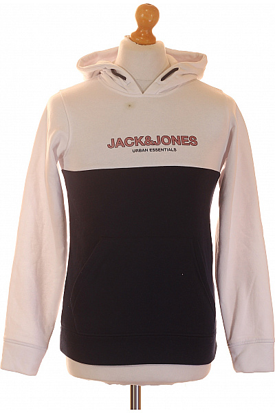 JACK & JONES Dětská Mikina S Kapucí A Barevným Blokem Velikost 164