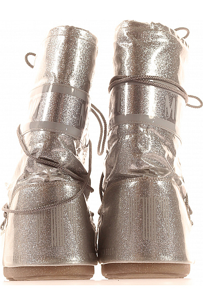 Moon Boot stříbrné kozačky zimní zateplené sněhule Vel. 35-38 | Moon Boot | obrázek 4