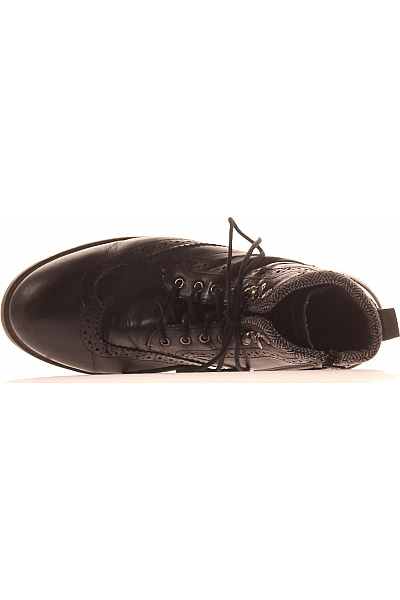 Pantofola d'Oro Pánské kotníkové šněrovací boty černé elegantní Vel. 43 | Pantofola d'Oro | obrázek 2