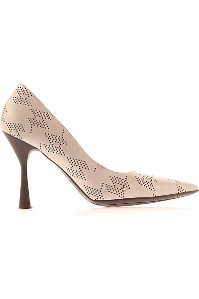 Karl Lagerfeld Dámské Lodičky Na Vysokém Podpatku Béžové Elegantní Velikost 39