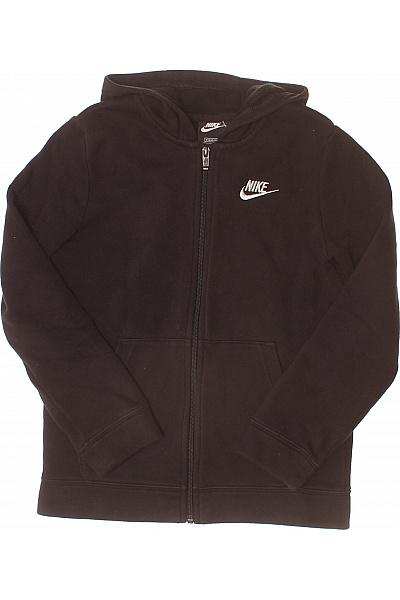 Nike Dětská Bavlněná Mikina Na Zip S Kapucí Vel. 137/147