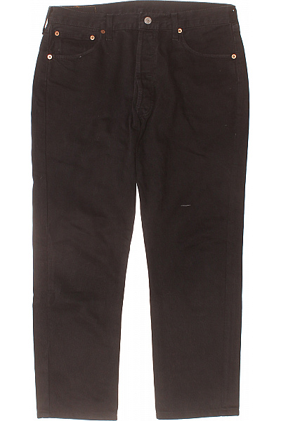 LEVIS Pánské Bavlněné Džíny Rovné S Kapsami černé Vel. EU 34/32
