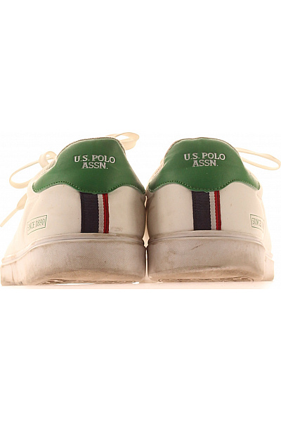 U.S.POLO ASSN. Pánské tenisky bílé volnočasové šněrovací Vel. 43 | U.S.POLO ASSN. | obrázek 4