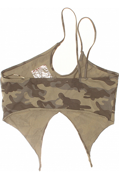 REVIEW Dámské maskáčové tričko bez rukávů crop top s kamínky Vel. M | REVIEW | obrázek 3