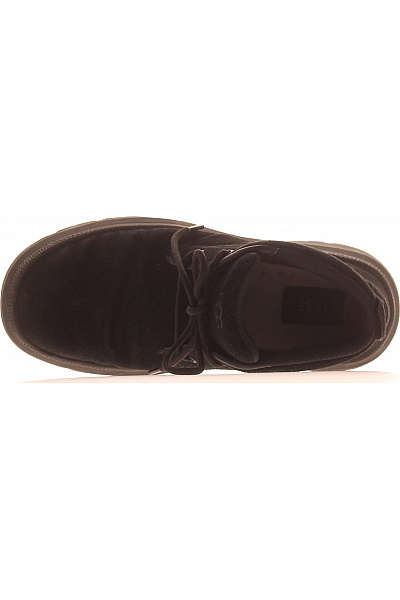 UGG černé kožené kotníkové boty šněrovací s platformou Velikost 41 | UGG | obrázek 2