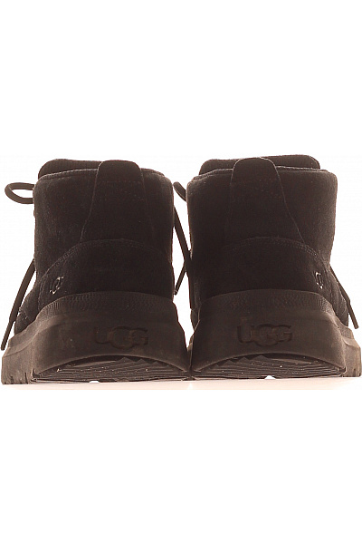 UGG černé kožené kotníkové boty šněrovací s platformou Velikost 41 | UGG | obrázek 4