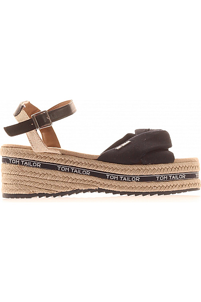 TOMMY HILFIGER Dámské Espadrilky Na Platformě Textilní Letní Velikost 37