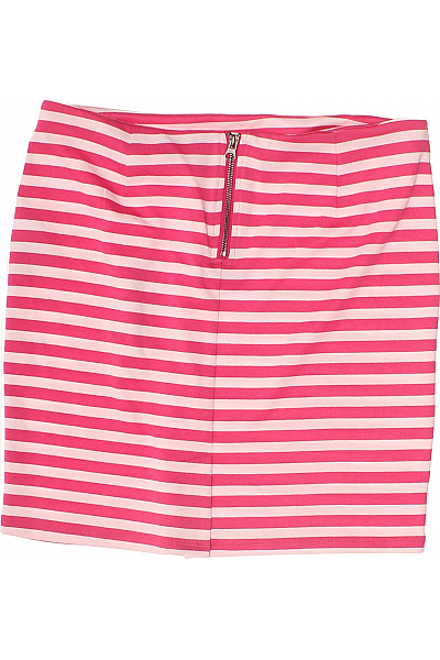 VILA růžová pruhovaná mini sukně polyester Vel. L | VILA | obrázek 2