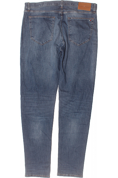 TOMMY HILFIGER Pánské džíny modré strečové rovné s kapsami Velikost EU 36/34 | TOMMY HILFIGER | obrázek 2