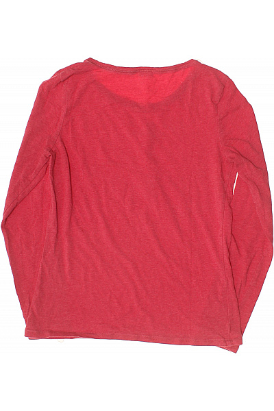 dámské tričko s dlouhým rukávem červené basic Vel. S | Unimoda | obrázek 2