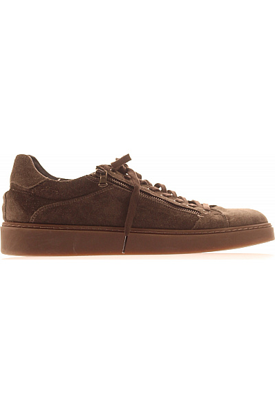 PRIME SHOES Pánské Semišové Tenisky Na Zip Velikost 45
