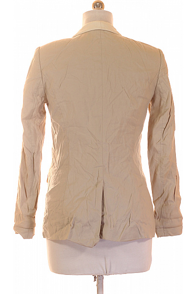 Dámské sako elegantní béžové s jedním knoflíkem Vel. 38 | Unimoda | obrázek 2