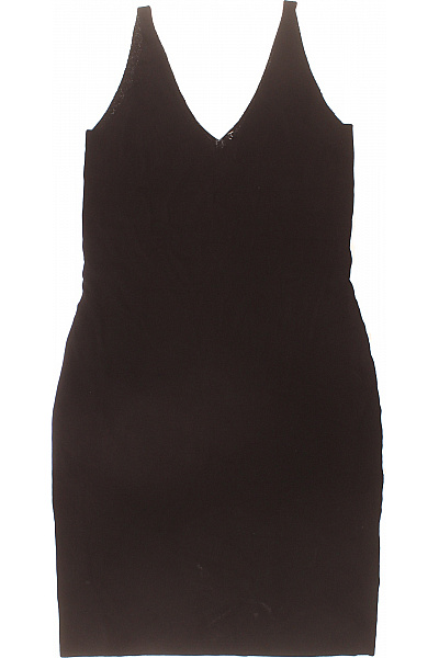 Černé šaty bez rukávů mini bodycon elegantní na párty Vel. S | Unimoda | obrázek 2