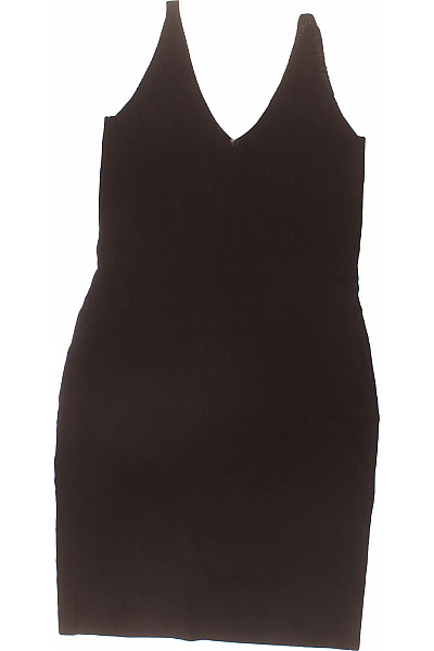 Černé šaty bez rukávů mini bodycon elegantní na párty Vel. S | Unimoda | obrázek 3